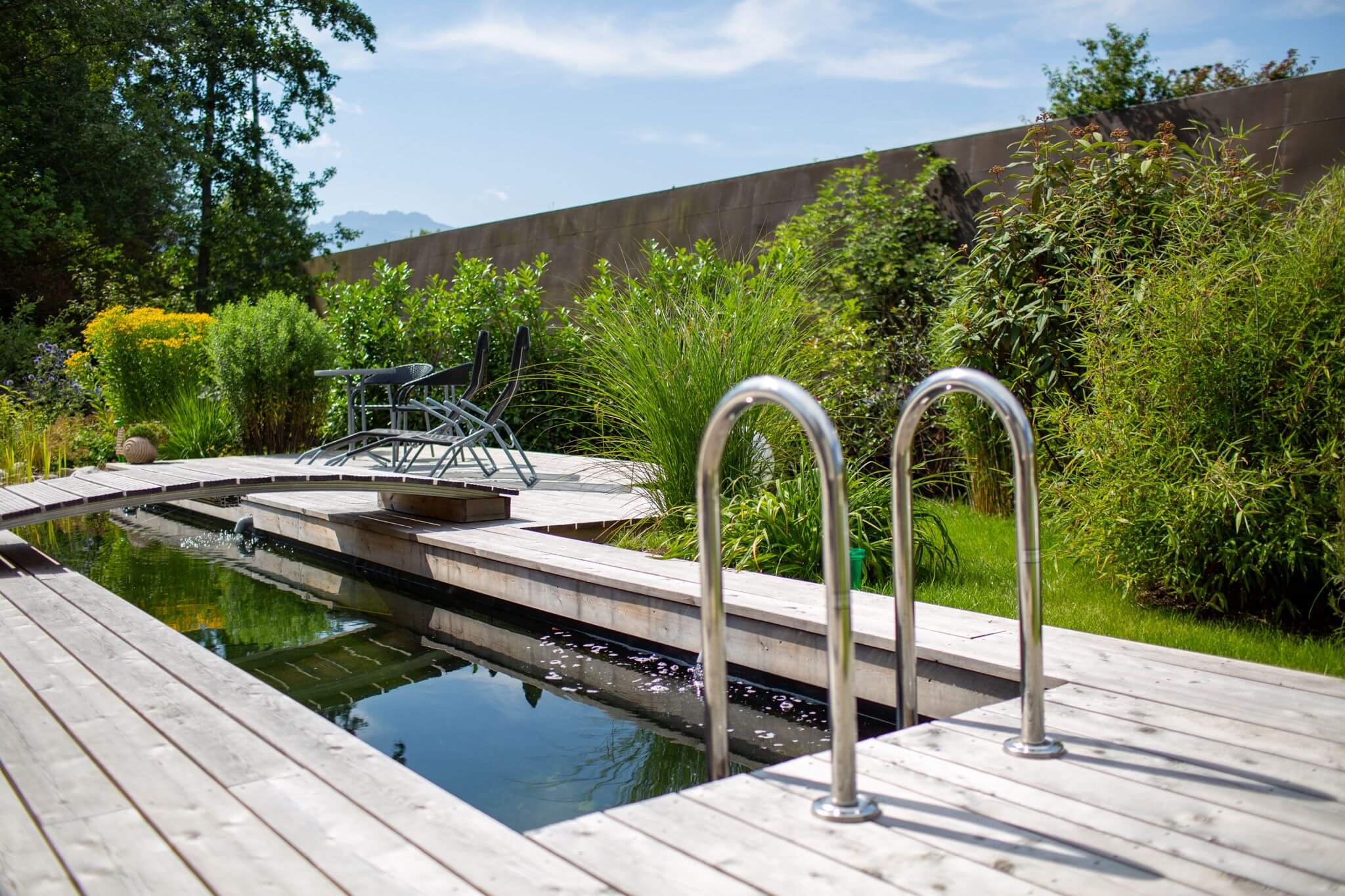 Schwimmteich von Gärten von Dobschütz Gärten von Dobschütz